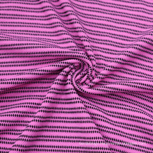 new style two colors stripe jacquard nylon lycra seersucker fabric for bikini